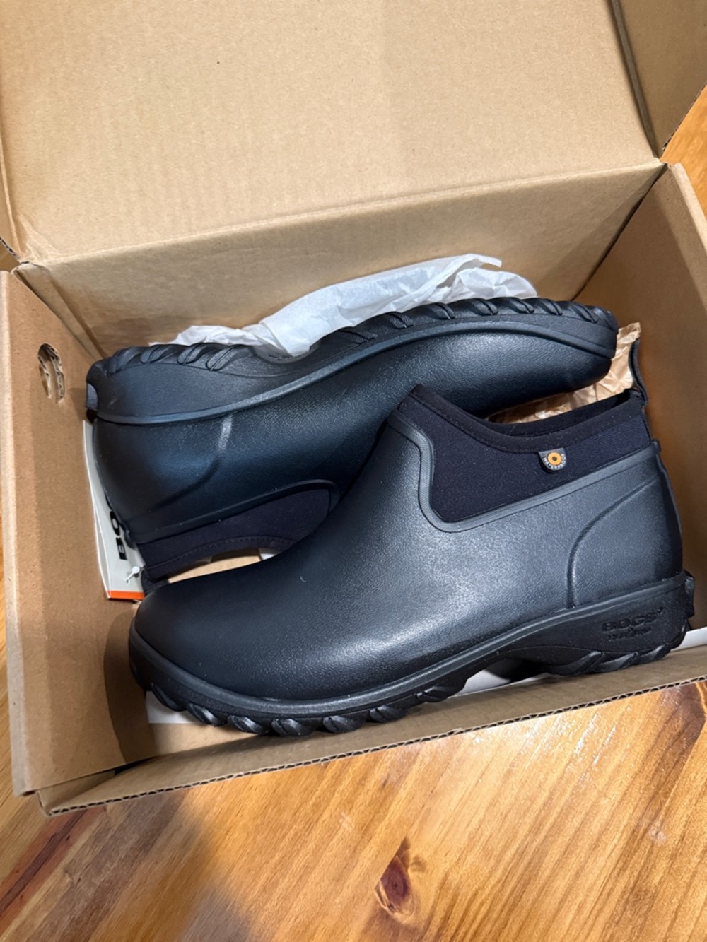 Bogs Women's Black Waterproof Low-Cut Rain & Snow Boots